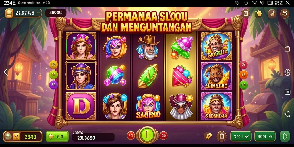 Gameplay seru dalam 234E yang mengasyikkan.