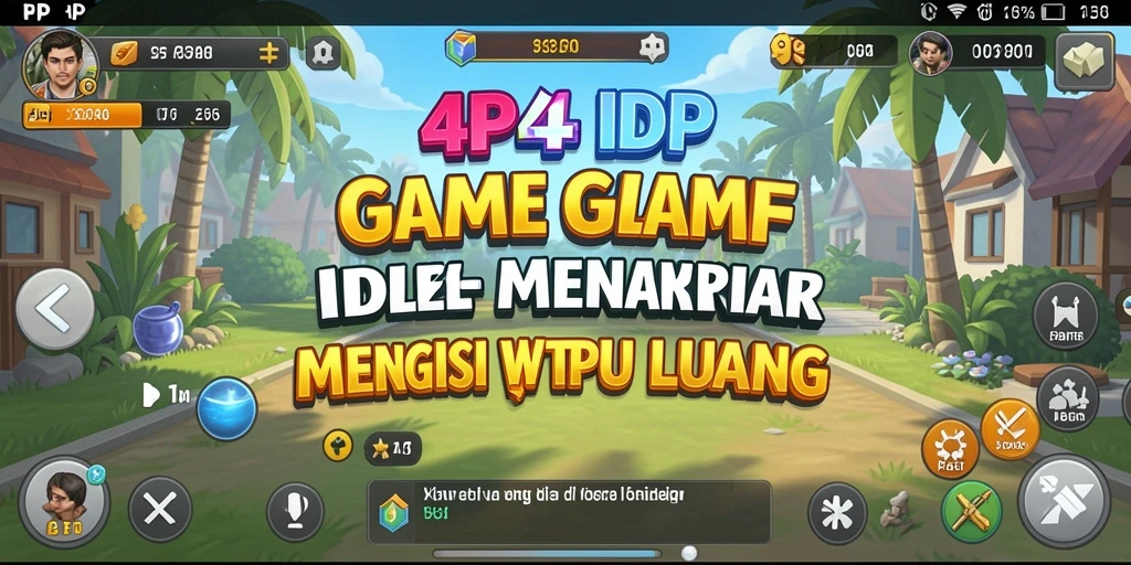 Tampilan gameplay 4P4P yang memikat dan interaktif.