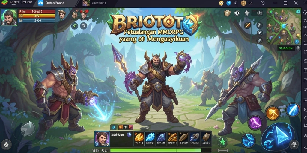Tampilan gameplay BRIOTOTO yang memukau dengan aksi menarik.