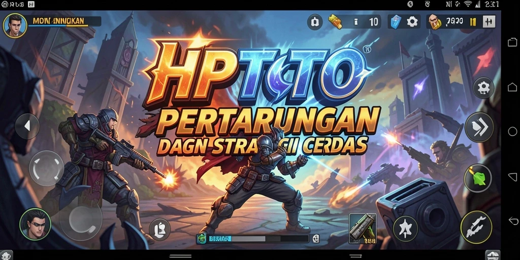 Tangkapan layar HPTOTO yang menampilkan strategi pertempuran yang intens.