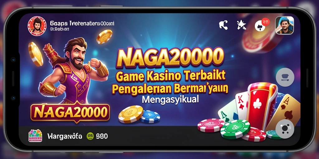 Tampilan atraktif gameplay Kasino di NAGA2000 yang menggembirakan.