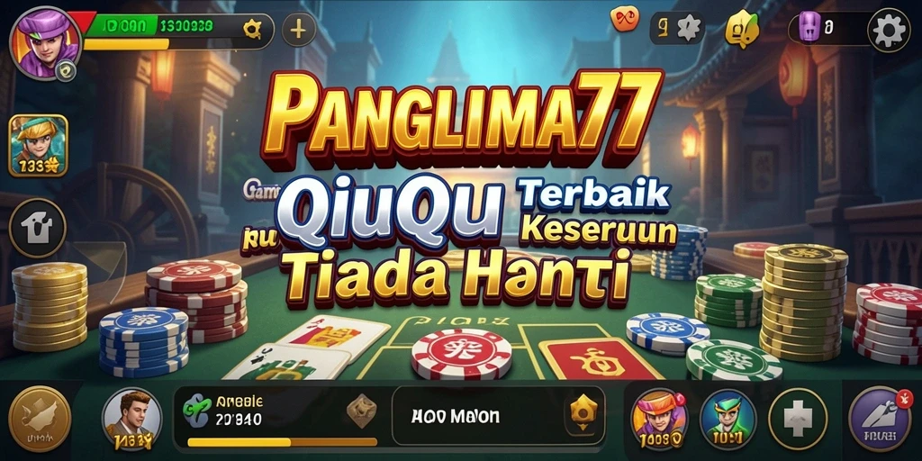 Tampilan gameplay QiuQiu seru di PANGLIMA77.